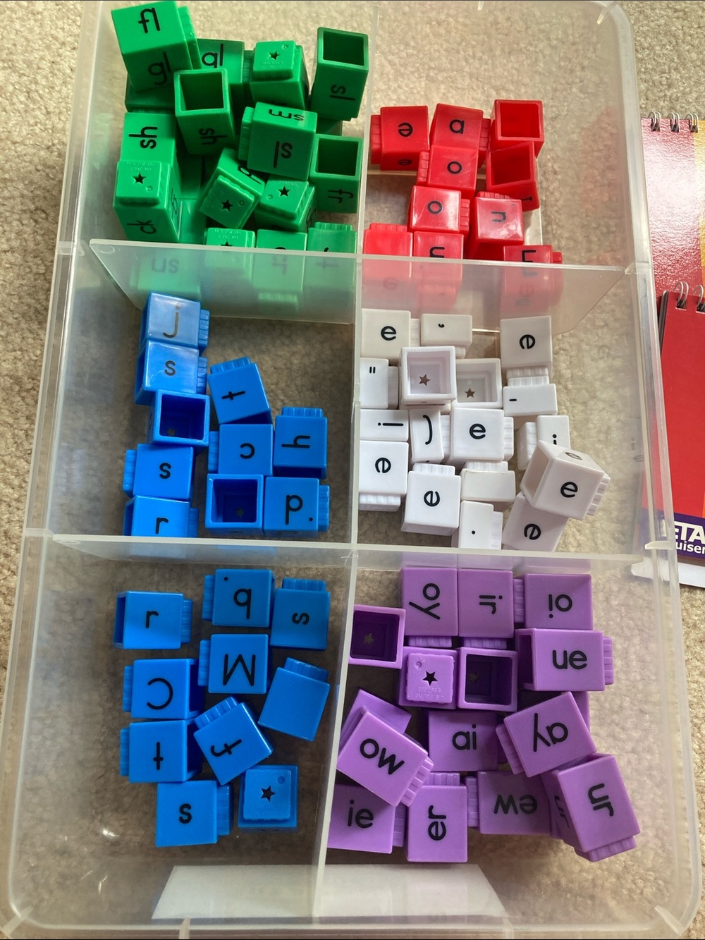 Reading Rods Phonics Word-Building Set with Colorful Letter Blocks - Picture 4 of 6